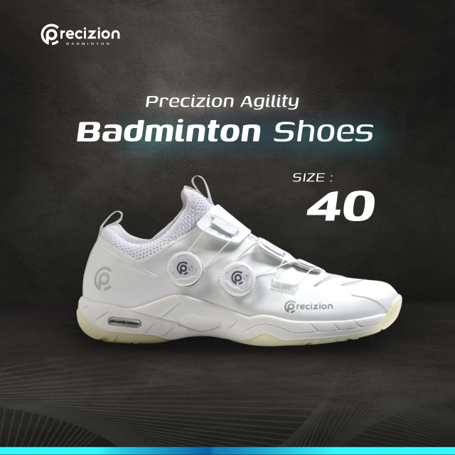 Sepatu Badminton AGILITY (WHITE)