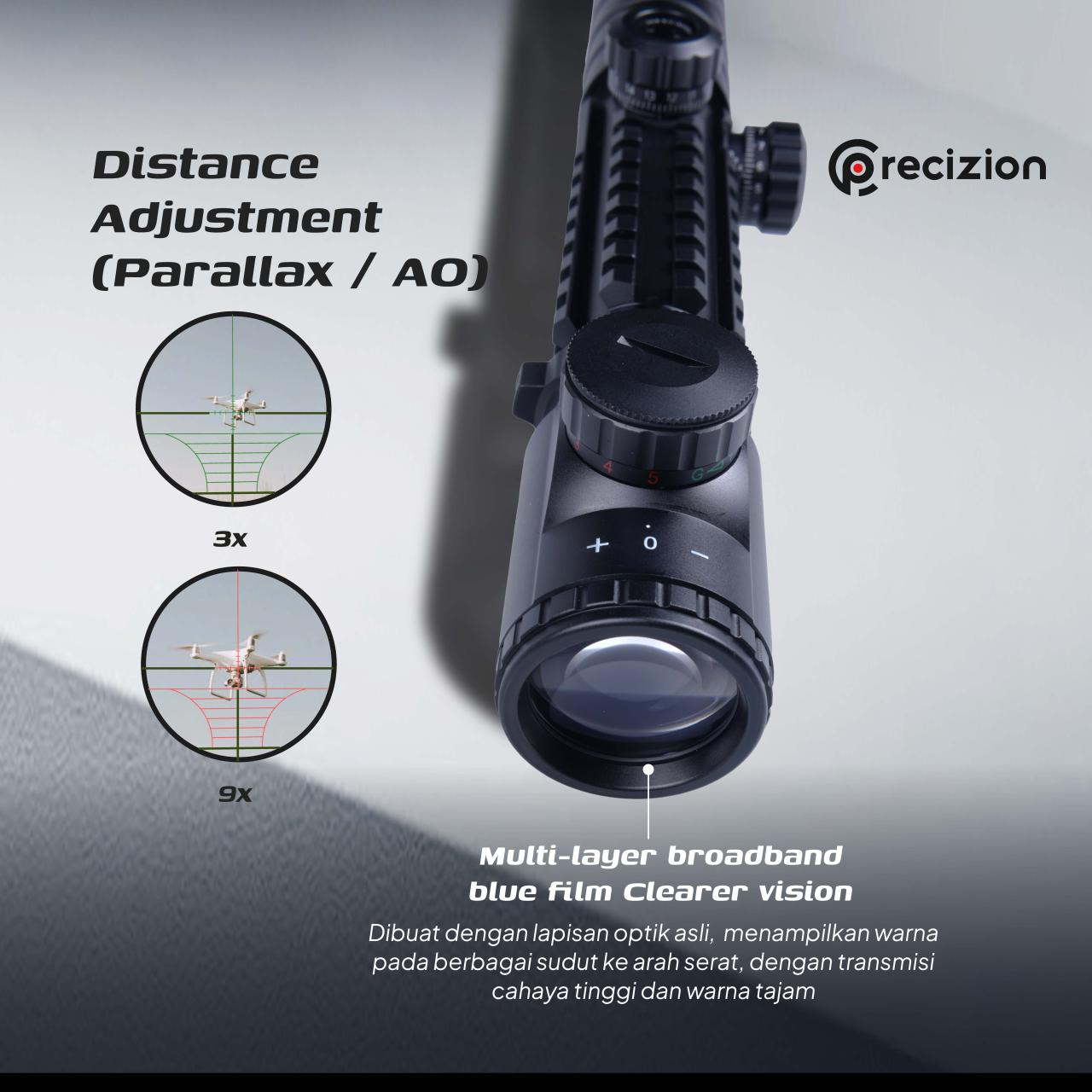 RIFLE SCOPE 3-9X32 YG