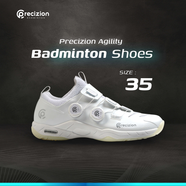 Sepatu Badminton AGILITY (WHITE)