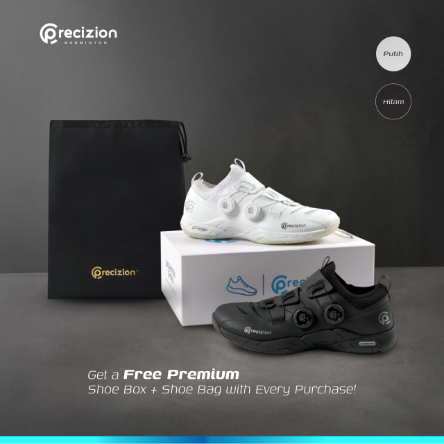 Sepatu Badminton AGILITY (WHITE)