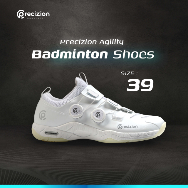 Sepatu Badminton AGILITY (WHITE)
