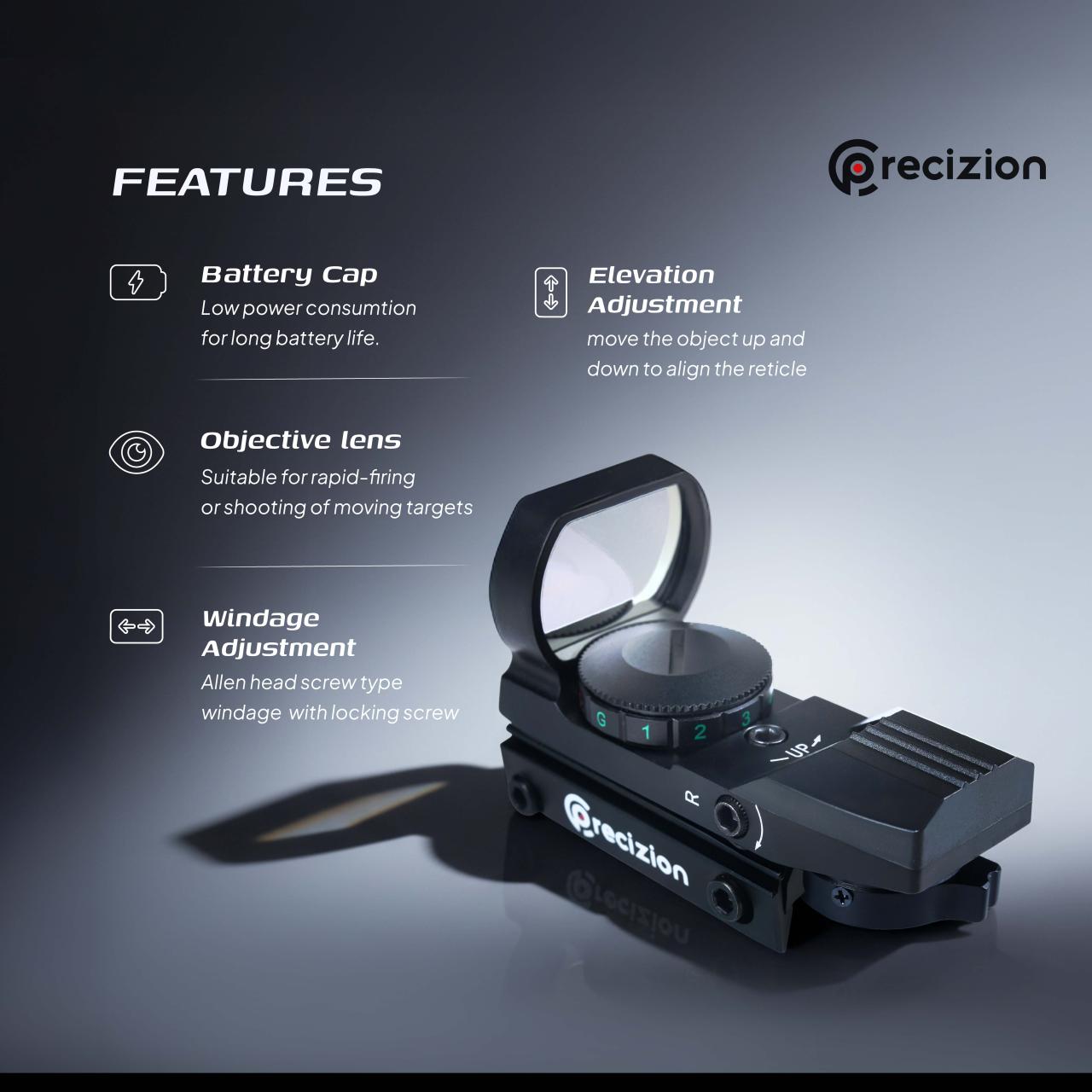 ELECTRO DOT SIGHT 33mm Reflex Lens