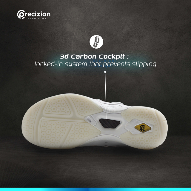 Sepatu Badminton AGILITY (WHITE)