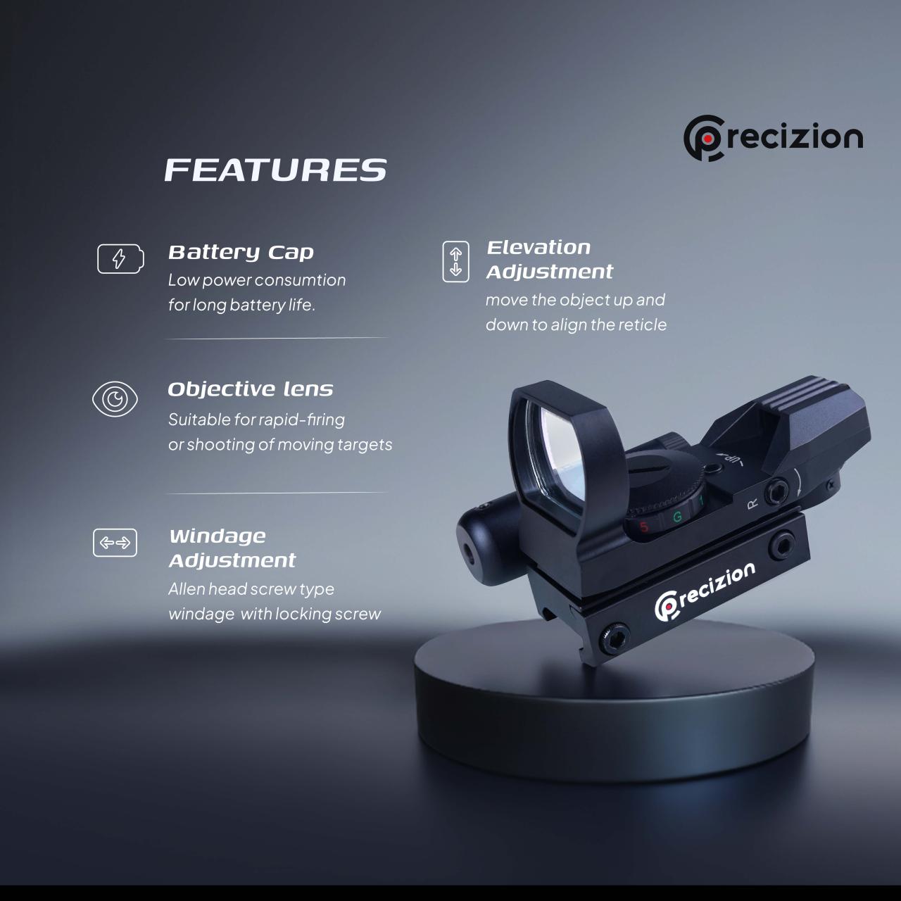 ELECTRO DOT SIGHT LASER 33mm Reflex Lens