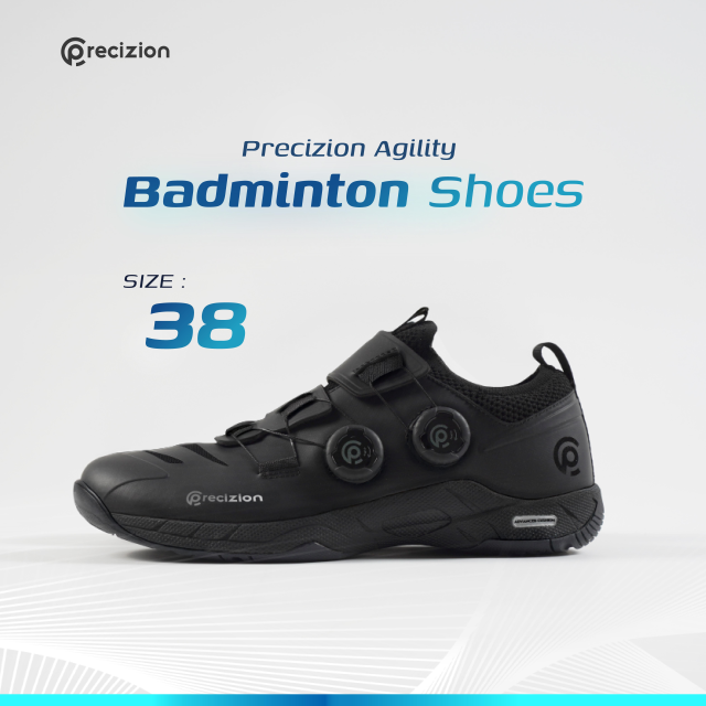 Sepatu Badminton AGILITY (BLACK)