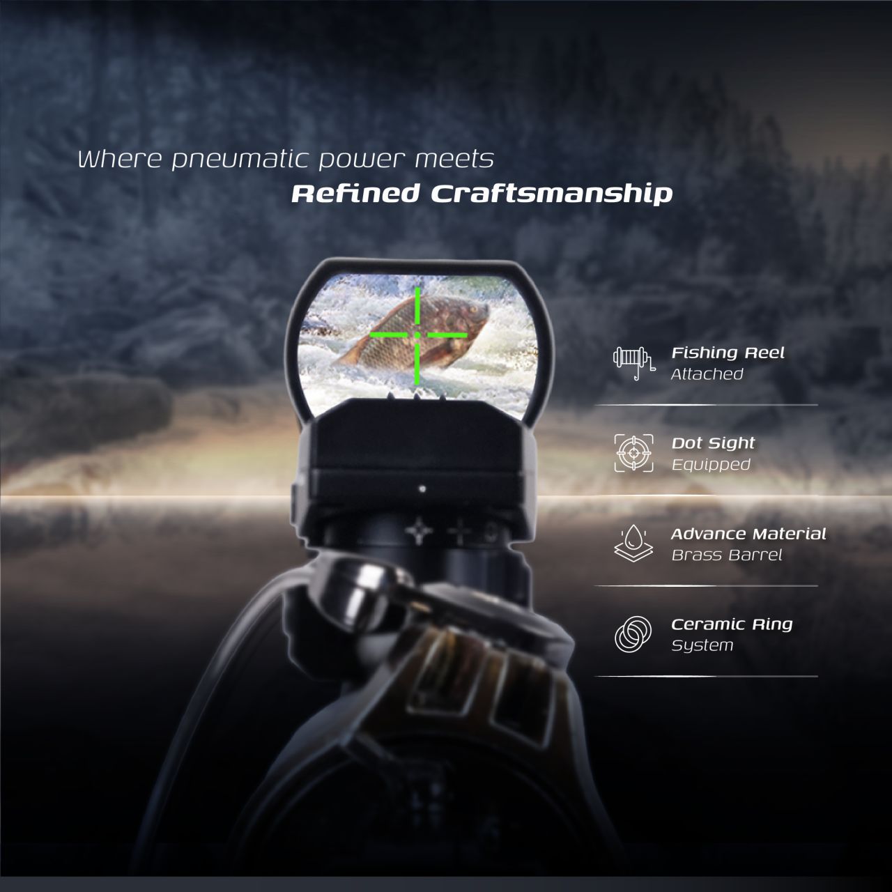 PNEUMATIC FISH GUN - FM100