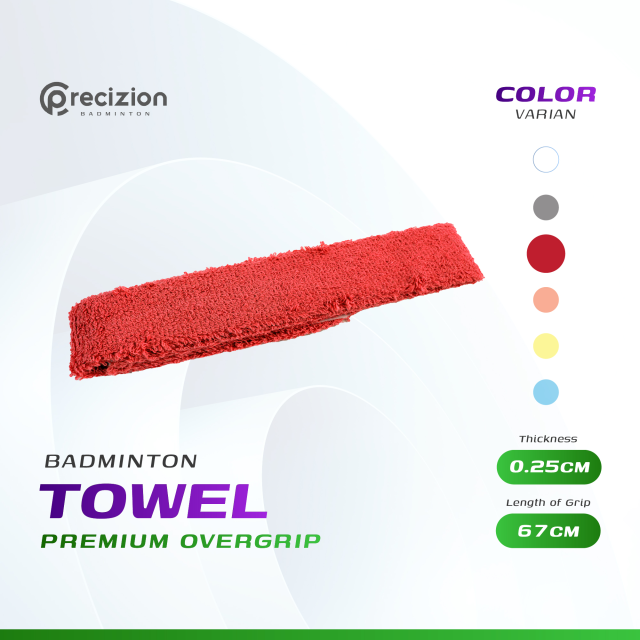 PREMIUM Overgrip / Grip Raket Badminton Towel