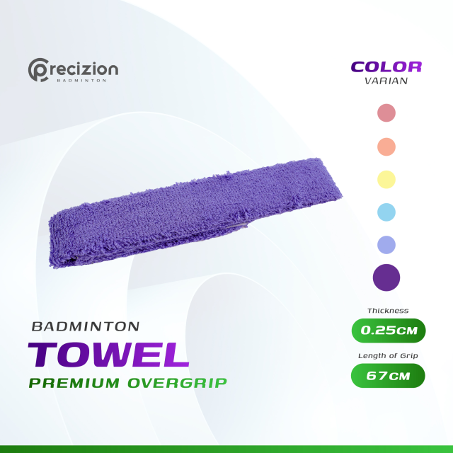 PREMIUM Overgrip / Grip Raket Badminton Towel