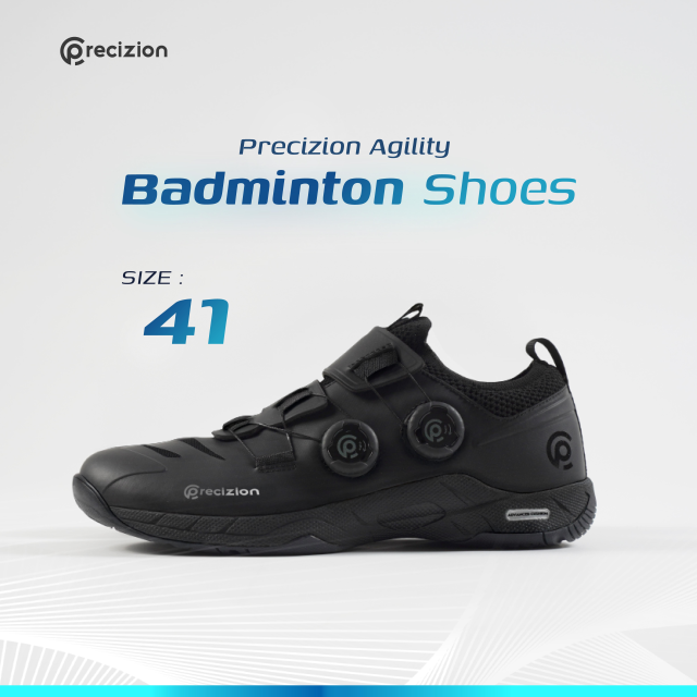 Sepatu Badminton AGILITY (BLACK)