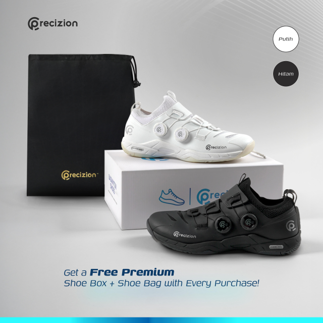 Sepatu Badminton AGILITY (BLACK)