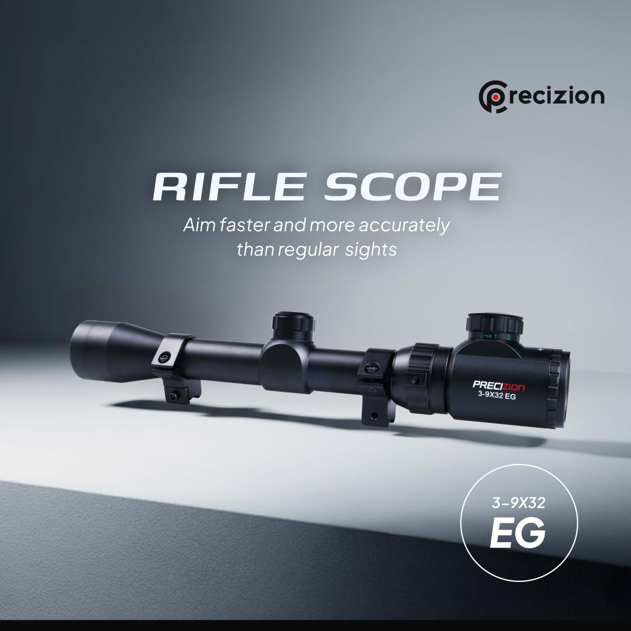 RIFLE SCOPE 3-9X32 EG