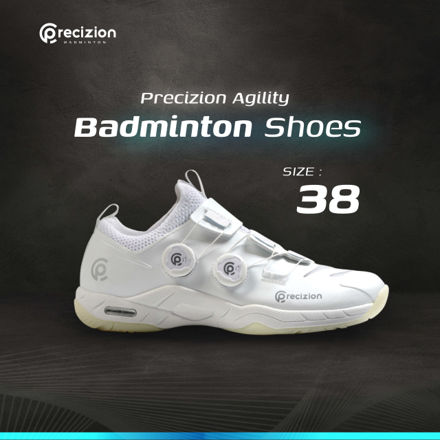 Sepatu Badminton AGILITY (WHITE)