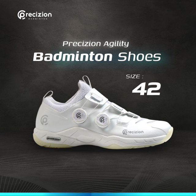 Sepatu Badminton AGILITY (WHITE)
