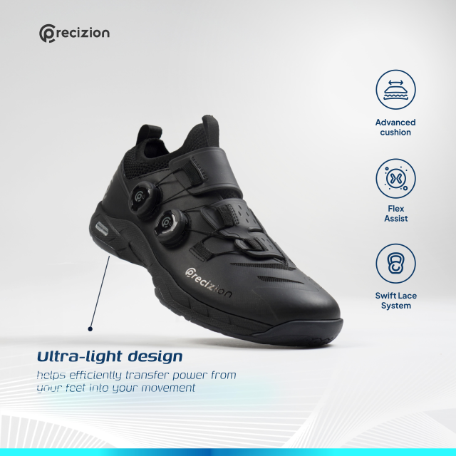 Sepatu Badminton AGILITY (BLACK)